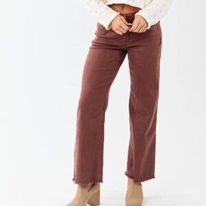 Risen Sienna Tummy Control Lurex Stretchy Wide Leg Jeans SIze 5/27 NWOT